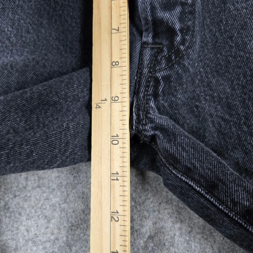 Levi 501 Original Fit Jeans Mens 32x30 Black Denim Button Fly Straight Leg Y2k